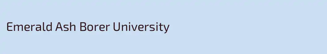 Emerald Ash Borer University
